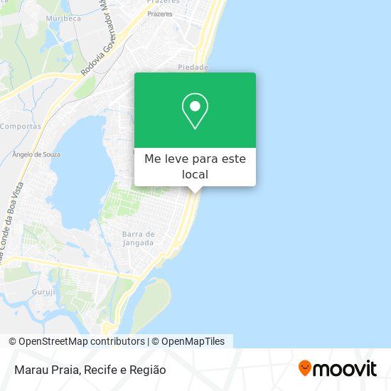Marau Praia mapa