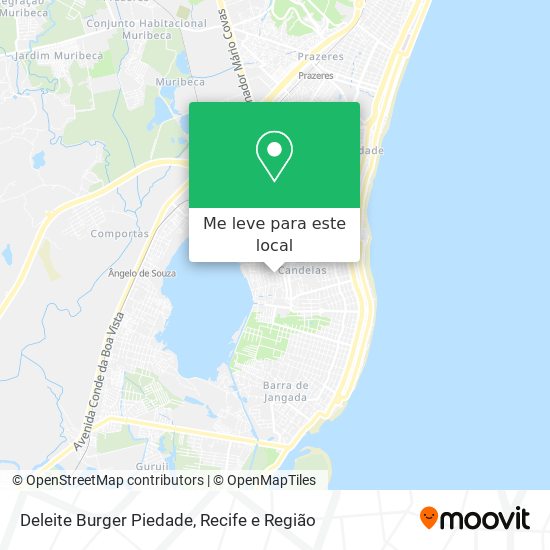 Deleite Burger Piedade mapa