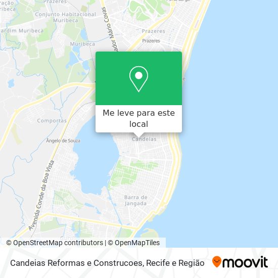 Candeias Reformas e Construcoes mapa
