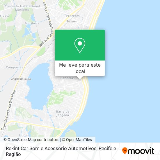 Rekint Car Som e Acessorio Automotivos mapa