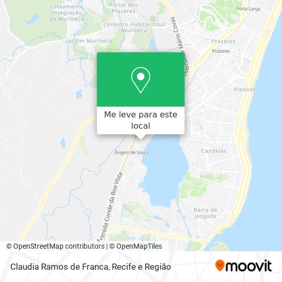 Claudia Ramos de Franca mapa