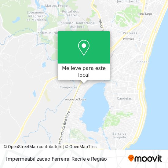 Impermeabilizacao Ferreira mapa