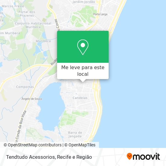 Tendtudo Acessorios mapa