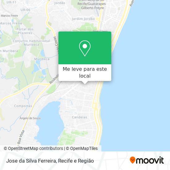 Jose da Silva Ferreira mapa