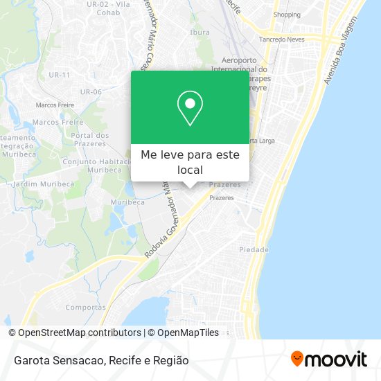 Garota Sensacao mapa