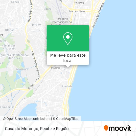 Casa do Morango mapa