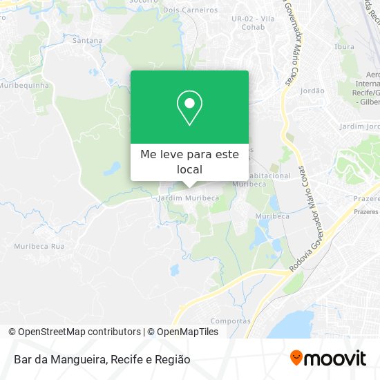 Bar da Mangueira mapa
