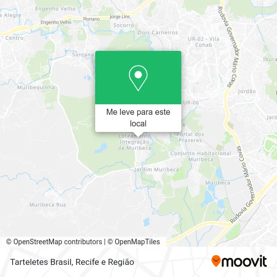 Tarteletes Brasil mapa