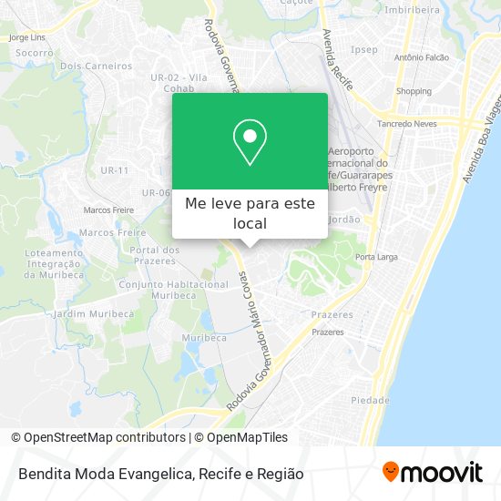 Bendita Moda Evangelica mapa