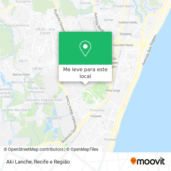 Aki Lanche mapa