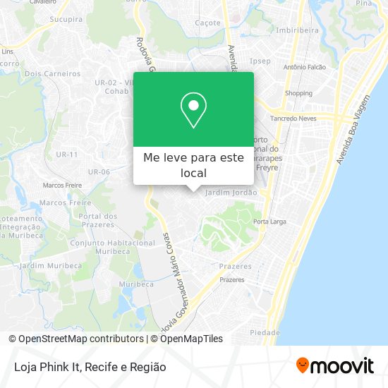 Loja Phink It mapa