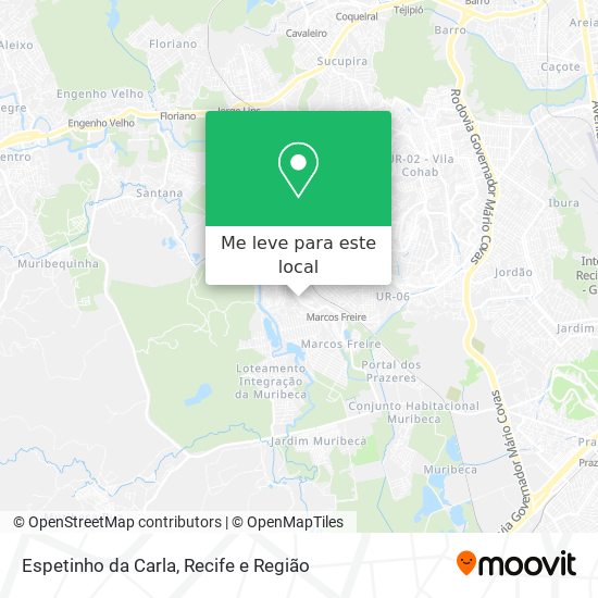 Espetinho da Carla mapa