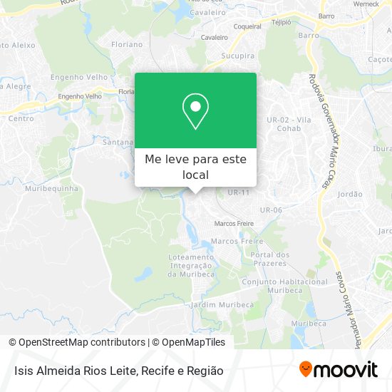 Isis Almeida Rios Leite mapa