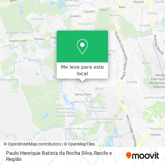 Paulo Henrique Batista da Rocha Silva mapa