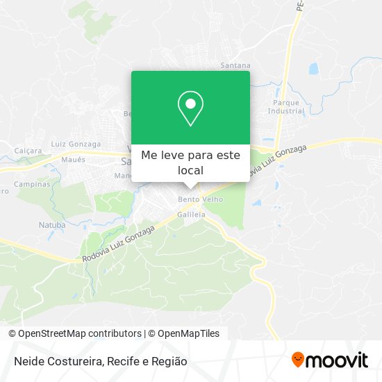 Neide Costureira mapa