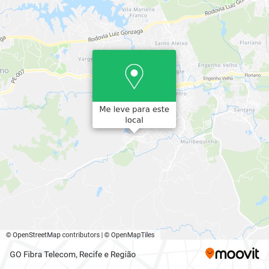 GO Fibra Telecom mapa