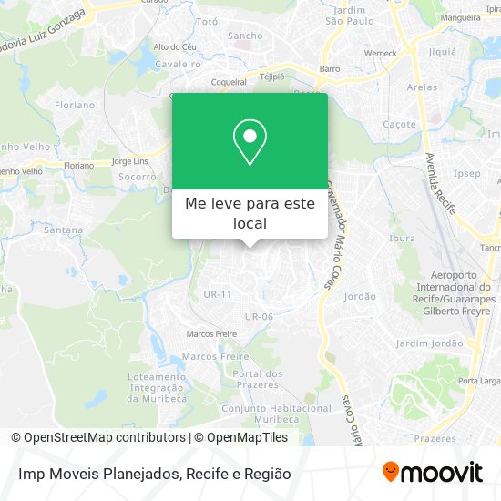 Imp Moveis Planejados mapa