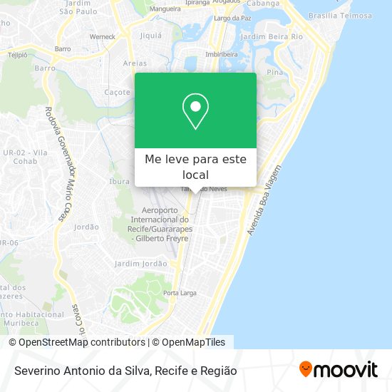 Severino Antonio da Silva mapa