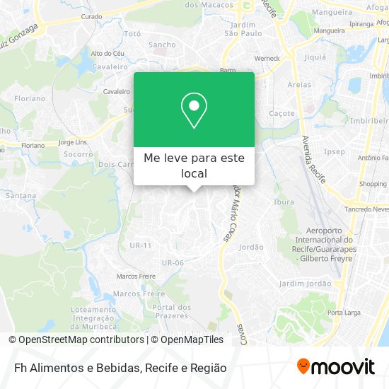 Fh Alimentos e Bebidas mapa