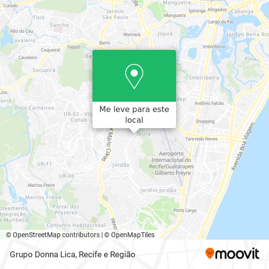 Grupo Donna Lica mapa