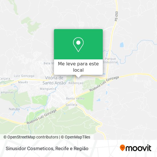 Sinusidor Cosmeticos mapa
