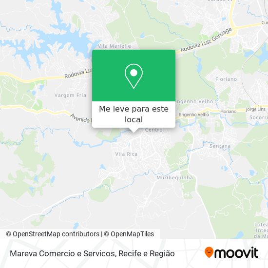 Mareva Comercio e Servicos mapa