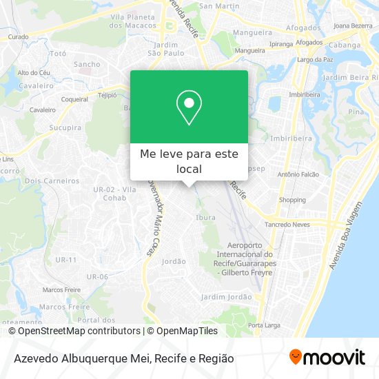 Azevedo Albuquerque Mei mapa