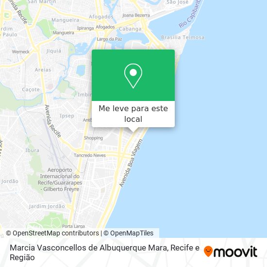 Marcia Vasconcellos de Albuquerque Mara mapa
