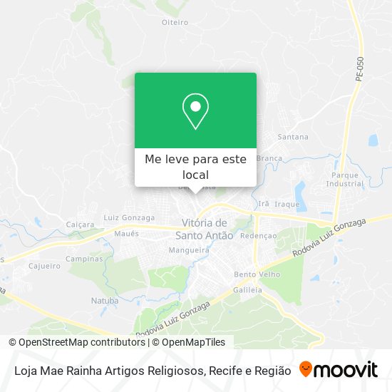 Loja Mae Rainha Artigos Religiosos mapa