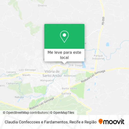 Claudia Confeccoes e Fardamentos mapa