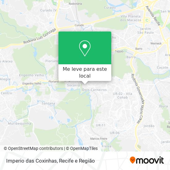 Imperio das Coxinhas mapa