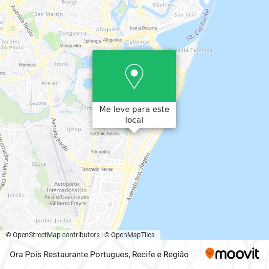 Ora Pois Restaurante Portugues mapa