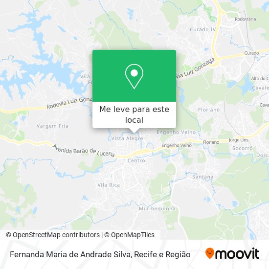 Fernanda Maria de Andrade Silva mapa