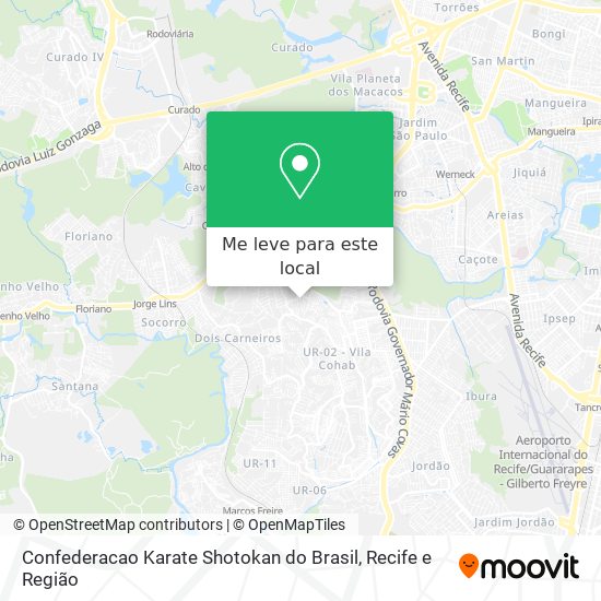Confederacao Karate Shotokan do Brasil mapa