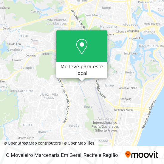 O Moveleiro Marcenaria Em Geral mapa