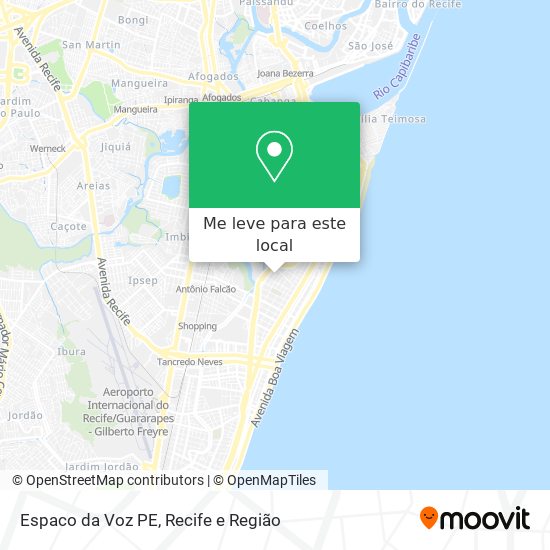 Espaco da Voz PE mapa