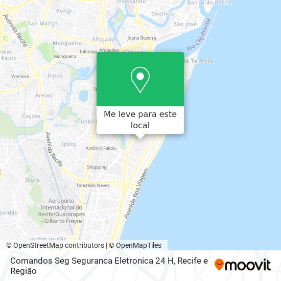 Comandos Seg Seguranca Eletronica 24 H mapa