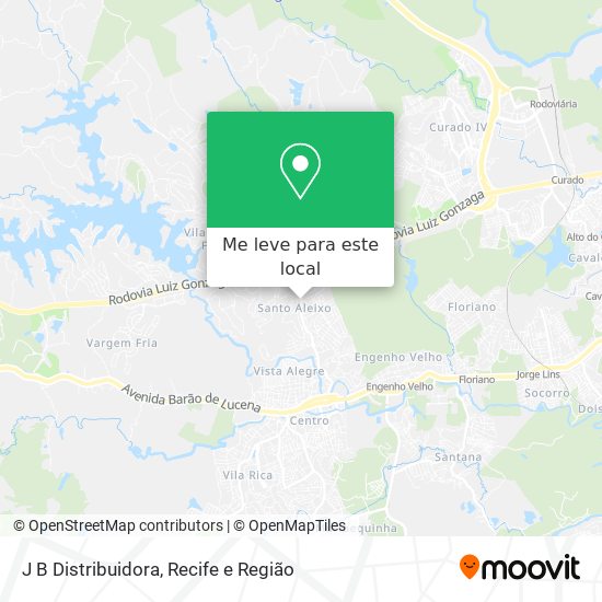 J B Distribuidora mapa