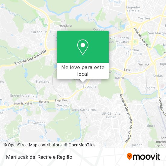 Marilucakids mapa