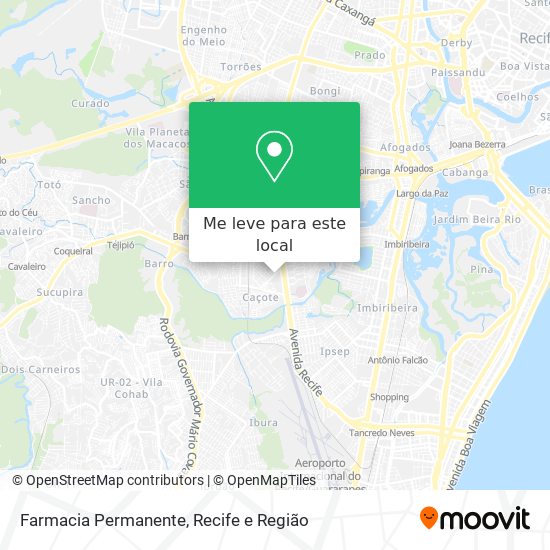 Farmacia Permanente mapa