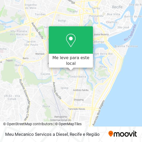 Meu Mecanico Servicos a Diesel mapa