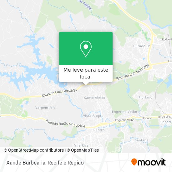 Xande Barbearia mapa