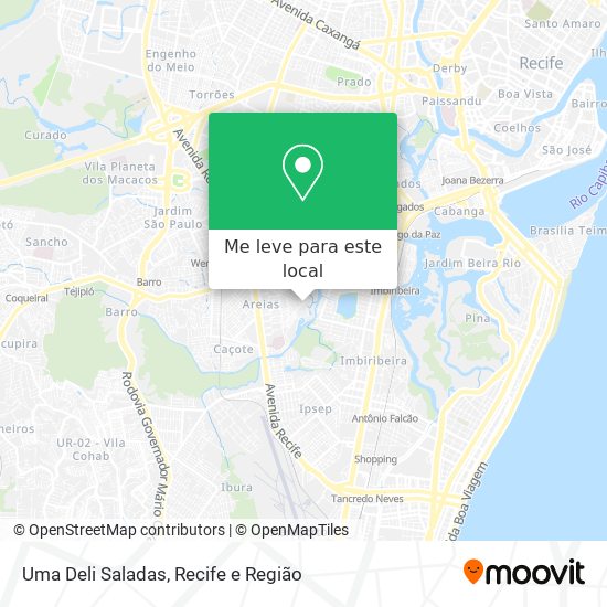Uma Deli Saladas mapa