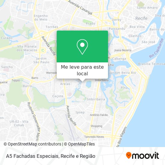 A5 Fachadas Especiais mapa