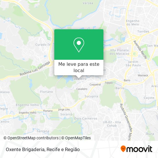 Oxente Brigaderia mapa