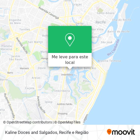 Kaline Doces and Salgados mapa