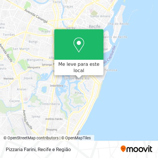 Pizzaria Farini mapa