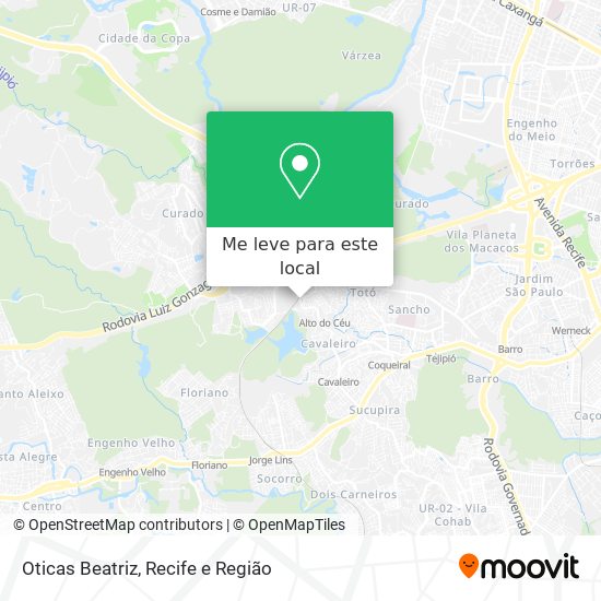Oticas Beatriz mapa