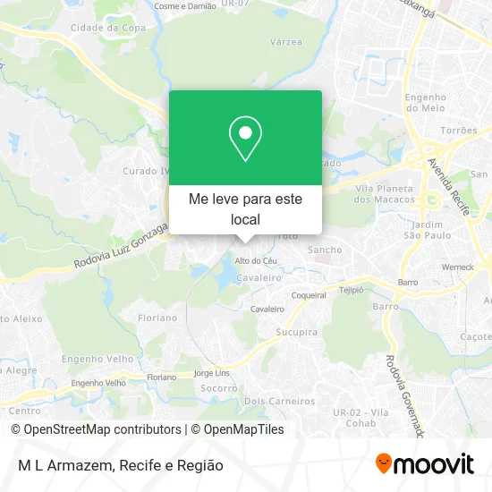 M L Armazem mapa