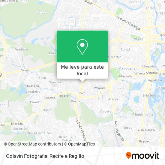 Odlavin Fotografia mapa